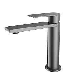 Смеситель для раковины Vogue (SS) VBF-2VS1GM однорычажный, вороненая сталь, , шт