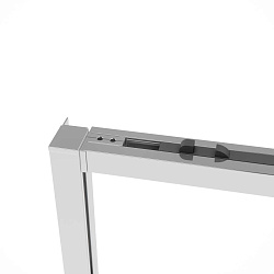 Душевая дверь Slim Soft VDS-1SS100CL, 1000, хром, стекло прозрачное, , шт