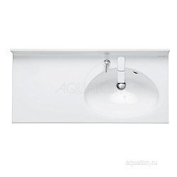 Раковина "Отель" 3/1000 правая с навесами и диспенсором