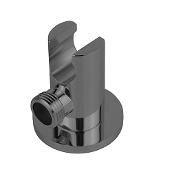 Держатель ручного душа VSC-42GM с подводом воды, вороненая сталь, , шт