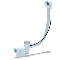 Сифон для ванны Smart универсальный полуавтомат