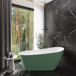 Corpa Nera Viotti/Виотти ванна акриловая отдельностоящая 170х74х75, белый матовый