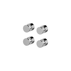 Комплект крючков, 4 шт., хром, HOK4SC0i41, IDDIS