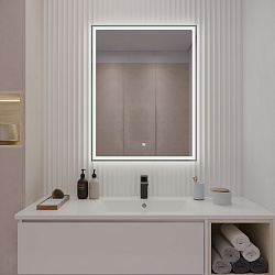 Зеркало/LED-подсветка(70см*90см)/сенсор. выключатель Carrera/AQUA DE MARCO