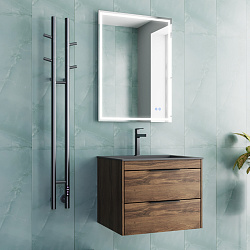 Полотенцесушитель электрический Vincea VTD-1D2GE 25х130, графит, таймер, , шт