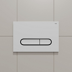 Клавиша смыва, универсальная, белая, Unifix, 001, IDDIS, UNI01WBi77