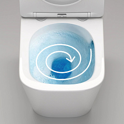 Унитаз подвесной Pragma Ryld, белый глянцевый, смыв Торнадо, RLD1.GWWT.003