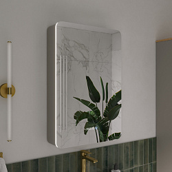 Шкаф зеркальный с подсветкой Desert 570х860 правый, амарок