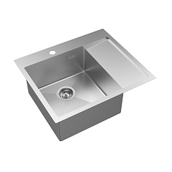 Мойка, нерж. сталь, сатин, чаша слева, 590*510, Haze, IDDIS, HAZ59SLi77