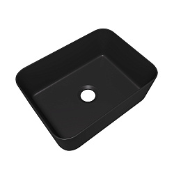 Corpa Nera Grossi/Гросси 40 раковина накладная, черный матовый