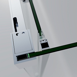 Душевой уголок Soft 2 VSR-3SO29013CL, 1300*900, хром, стекло прозрачное, , шт