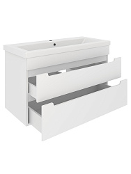 Тумба подвесная CITY 100 /2 ящ/раковина Фостер (100см)/AQUA DE MARCO