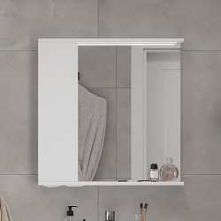 Зеркало-шкаф Lake 70 левое (белый)