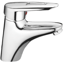 Смеситель для раковины, латунь, хром HB1007