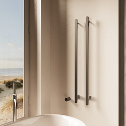 Полотенцесушитель электрический Vincea VTD-2VT1GM, вороненая сталь, таймер, , шт