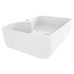 Corpa Nera Grossi/Гросси 48 раковина накладная с полочкой под смеситель, белый матовый