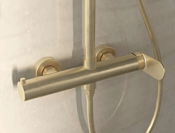 Душевая стойка Rondo VSFS-1R0BG без излива, брашированное золото, , шт