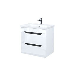Тумба с умывальником, подвесная, 60 см, белый, Ray, IDDIS, RAY60W0i95K подходит умыв. 4076000i28