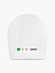 Сиденье для унитаза ID 01 107.полипропилен, система плавного закрывания Soft Close, цвет: белый