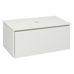 Тумба подвесная Monaco/80см/1 ящ/белый софт /AQUA DE MARCO