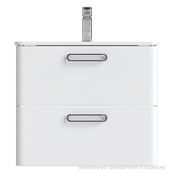 Тумба подвесная, белая, 60 см, Brick, IDDIS, BRI60W0i95. Подходит умывальник: 0106000i28