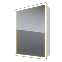 DREJA.eco Шкаф зеркальный POINT, 60 см, 1 дверца,  инфракрасный выкл, LED-подсветка,