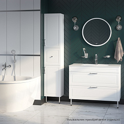 Тумба напольная, 100 см, белая, Oxford, IDDIS, OXF10W1i95. ум.0131000i28