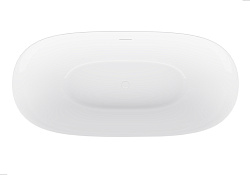 Ванна акриловая Vincea VBT-708-1600, 1600*800*585, цвет белый, щелевой перелив, слив белый, , шт