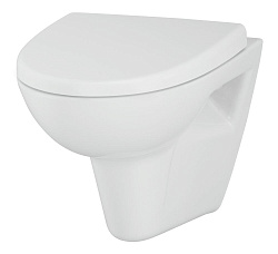 Вывод Унитаз подвесной: 547 PARVA NEW CLEAN ON с кр.дюропл.lifting.,  белый, Сорт1