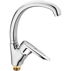 Смеситель для кухни, латунь, хром HB4107-2