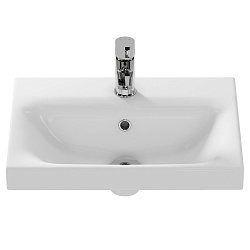 Раковина встраиваемая MODUO 50 SLIM, 1 отв., белый, Сорт1