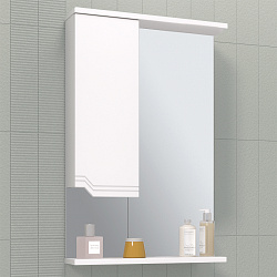 Зеркальный шкаф/лев/белый (45см) Viktoria/AQUA DE MARCO