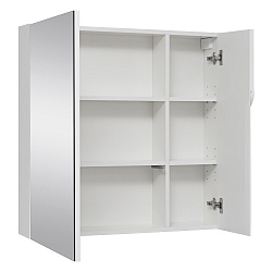 Зеркальный шкаф/белый/глянец(80см)Palermo/AQUA DE MARCO