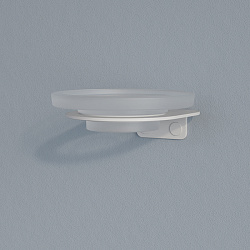 Мыльница, нержавеющая сталь,NOA, белый матовый, IDDIS, NOAWTG0i42