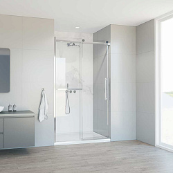 Душевая дверь Como Soft VDS-1CS120CL, 1200, хром, стекло прозрачное, , шт