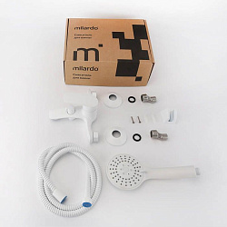 Смеситель для ванны, белый матовый, Rora, Milardo, RORWT00M02