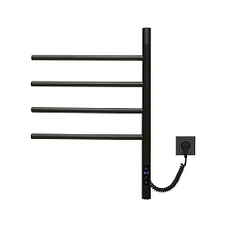 Полотенцесушитель электрический Vincea VTD-1S1CBE 43x60, черный, таймер, , шт