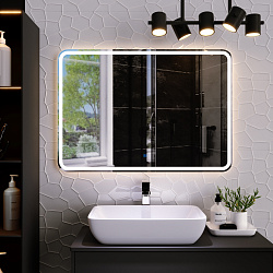 Зеркало/LED-подсветка(100см*70см)/сенсор. выключатель Balaton/AQUA DE MARCO