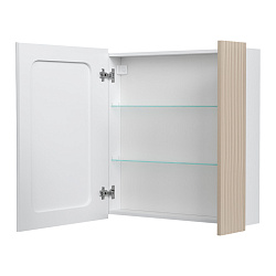 Шкаф зеркальный Lotty LED 80, латте