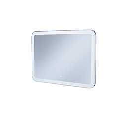 Зеркало "Lucia Led" 550х800 с часами, ЗЛП109