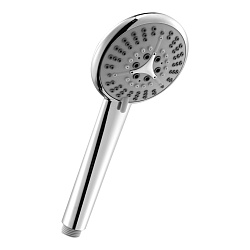 Лейка для душа, 6 режимов, Ø10,5х25см, пластик/хром, блистер