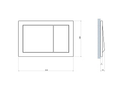 Вывод Кнопка: ENTER, хром блестящий, универсальная