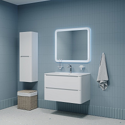 Пенал подвесной, 35 см, белый, Edifice, IDDIS, EDI35W0i97