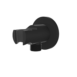 Держатель ручного душа VSC-31MB с подводом воды, черный, , шт