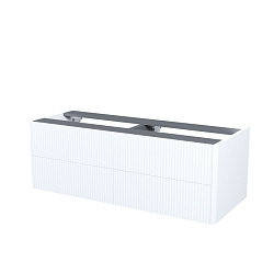 Тумба подвесная, под столешницу, 120 см, белый, Aiger, IDDIS, AIG12W0i95