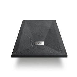 Поддон для душа из искусственного камня  VST-4SR8010A,1000*800*25, антрацит, , шт