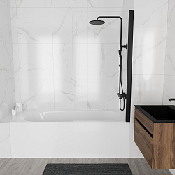 Ванна акриловая Vincea VBT-2B170-FR с каркасом 1700*700*480, пристенная, цвет белый, , шт