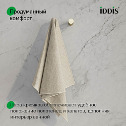 Комплект одинарных крючков, сплав металлов, Petite, матовое золото, IDDIS, PET2G01i41