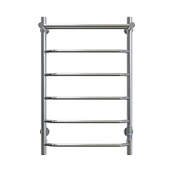 Aringa Киото полотенцесушитель лесенка электрический с полкой 80*50, хром