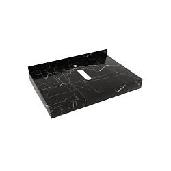 Corpa Nera Grossi/Гросси столешница 70 под раковину керамогранит, черный мрамор